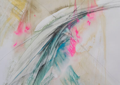 Acryl und Zeichnung_Natural Ornaments III_ Skizze_ 2025