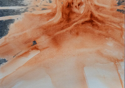 Aquarell und Zeichnung_Wald IV